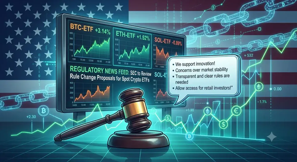 SEC призупинила 24 ETF на ринку прогнозів для коментарів