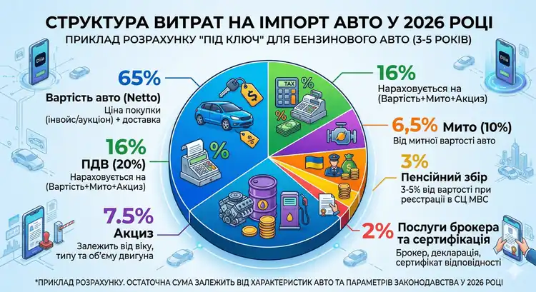 Kalkuliator rozmytnennia avto u 2026 rotsi_1
