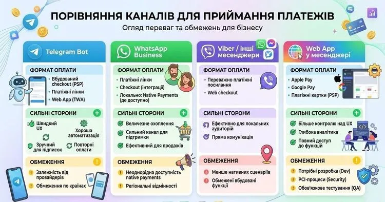 Oplata v chat-botakh: yak biznesu pryimaty platezhi priamo v mesendzherakh_1
